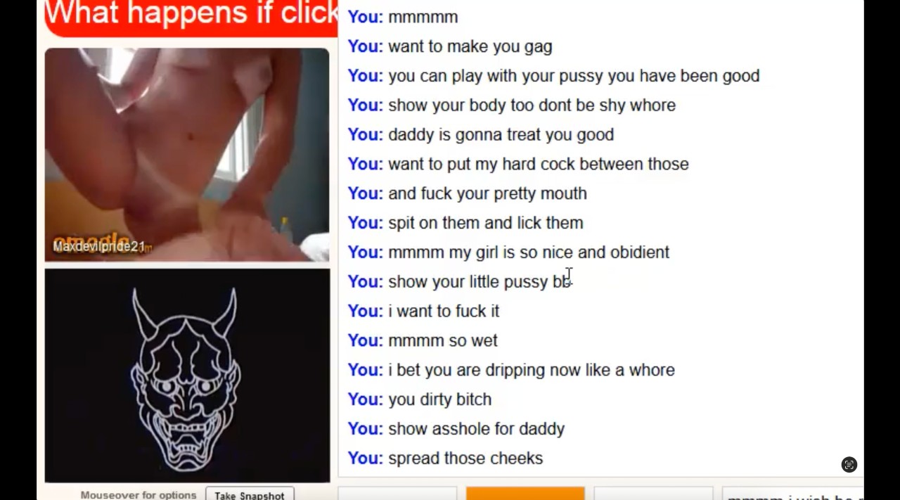 Tanned Teen Listens To Daddy On Omegle
